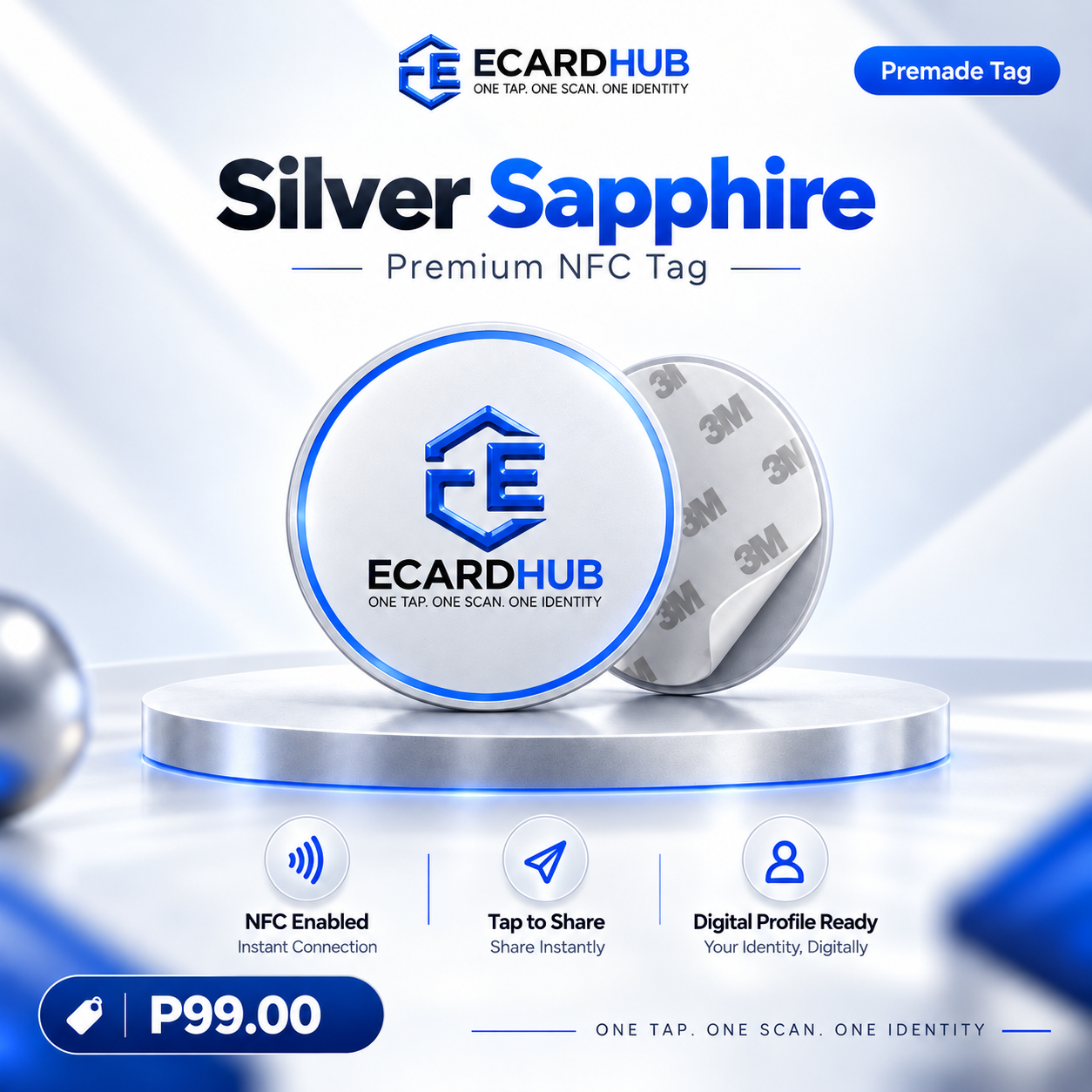 ECARDHUB NFC Smart Tag - additional photo