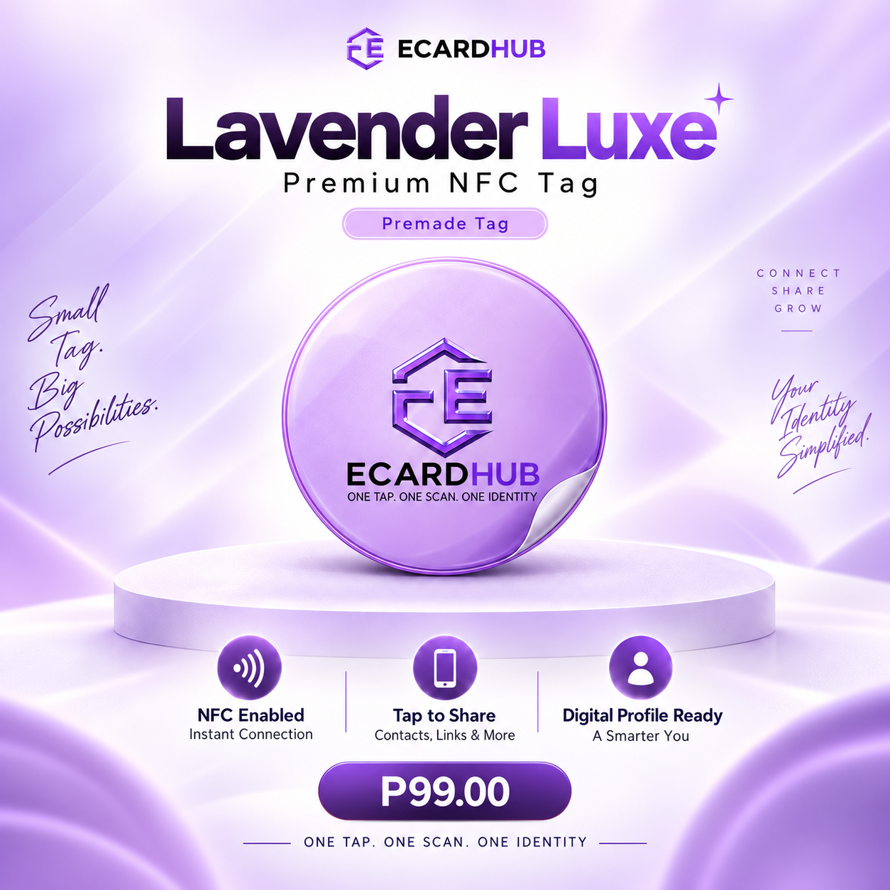 ECARDHUB NFC Smart Tag - additional photo