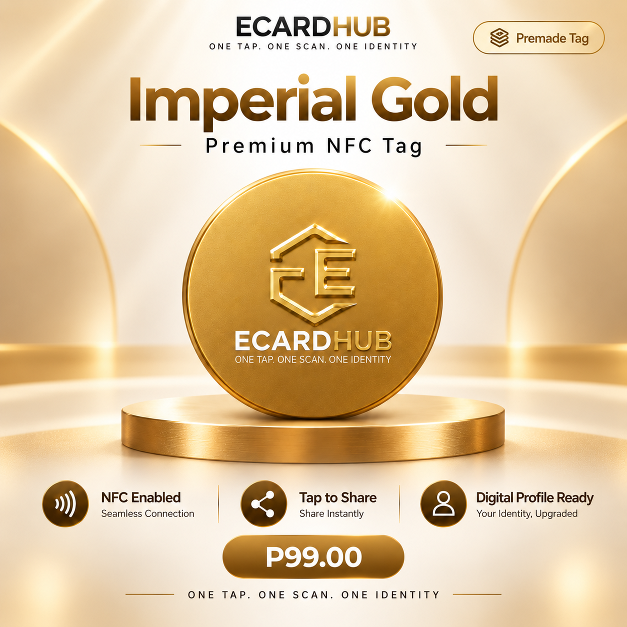 ECARDHUB NFC Smart Tag - additional photo