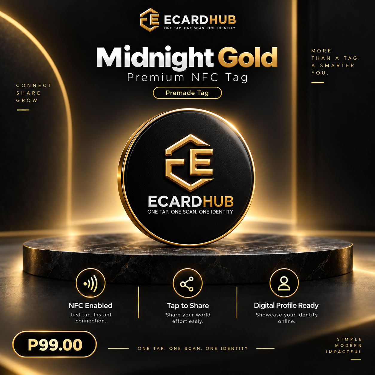 ECARDHUB NFC Smart Tag - additional photo