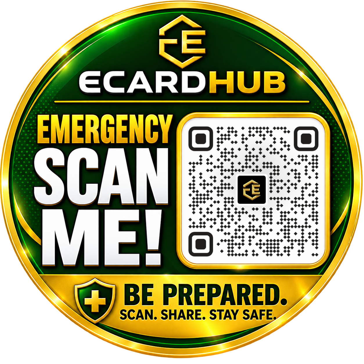 ECARD COSTUMIZED STICKERS WITH DIGITAL PROFILE