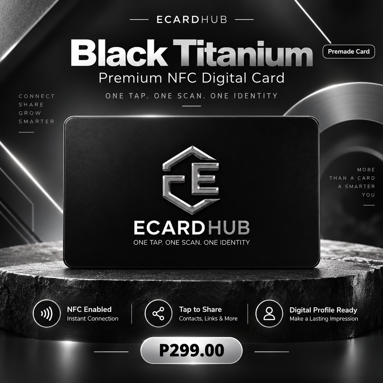 PREMIUM PREMADE ECARDS - BLACK TITANIUM